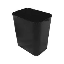 IMPACT WASTEBASKET SOFT SIDE BLACK 14 QT RECTANGULAR SINGLE