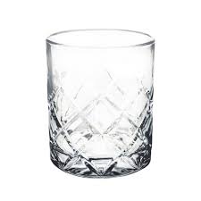 14 OZ BARCONIC DIAMOND CUT OLD FASHIONED GLASS / 24 PER CASE
