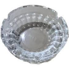 GLASS ASH TRAY - CLEAR (72/CS)