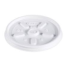 8JL / PLASTIC LIDS, FOR 8OZ HO T/COLD FOAM CUPS, VENTED (10/1