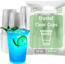 16 OZ ECO PET CLEAR PLASTIC COLD CUP [20/50/1,000] [EACH]