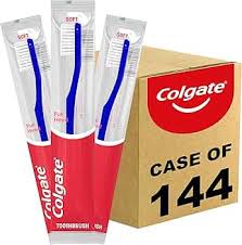 TOOTHBRUSH WITH CAP + COLGATE TOOTHPASTE IN REGULAR CARTON