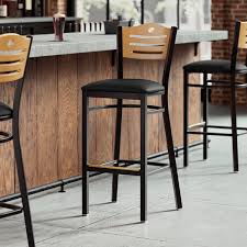 SEAT FOR BAR STOOL / BLACK  VINYL [EACH]
