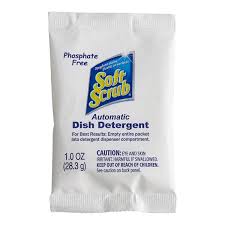 SOFT SCRUB AUTOMATIC DISH DETERGENT, LEMON SCENT,