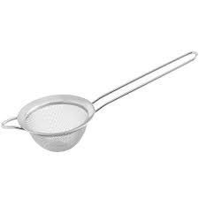 8" x 3" Stainless Steel Fine Mesh Strainer (EACH)