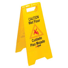 CAUTION WET FLOOR SIGN / 25" (EACH)