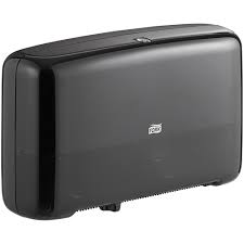 TORK ELEVATION / BLACK / DOUBLE ROLL MINI JUMBO TOILET