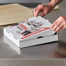 10" PIZZA BOX / WHITE / CORRUGATED / 50/BUNDLE (EACH)