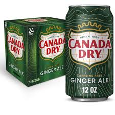 *CANADA DRY / GINGERALE / 12  OZ CANS / 24 PACK (CASE)