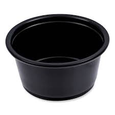 2 OZ PORTION CUP / BLACK [20/125/2,500]