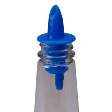 BLUE PLASTIC POUR SPOUTS (DOZEN)