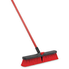 18" PUSH BROOM WITH 60" METAL HANDLE (EACH)