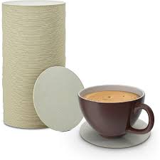 COASTERS / CUPS / 4" ROUND  / 100 PER SLEEVE [EACH]