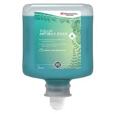 DEB REFRESH,  ANTIBAC FOAM HAND WASH, 1 LITER (6/CS)