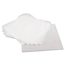 15" X 15" DRY WAX PAPER FLAT SHEETS (3/1,000/3,000)