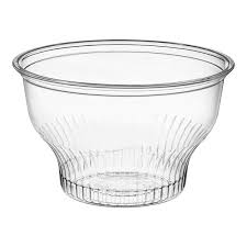 8 OZ CLEAR PLASTIC DESSERT CUP (1,000/CS)