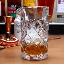 BARCONIC 22 OZ DIAMOND PATTERN MIXING GLASS