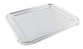FOIL STEAM TABLE PAN LID / HALF SIZE (100/CS)