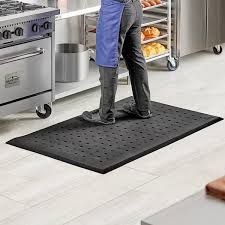 ANTI-FATIGUE MAT / BLACK / GREASE-PROOF / 3' X 5' / 3/4"
