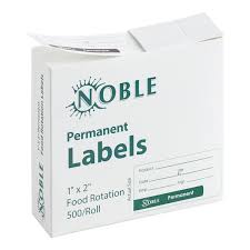 LABEL / FOOD ROTATION / 1" X 2" / 500 PER ROLL (EACH)