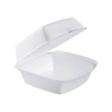 DART 6 X 6 / WHITE FOAM HINGED TRAY (500/CS)