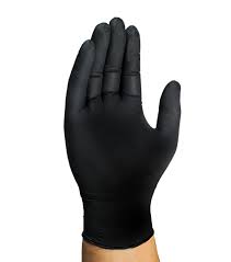 SPO / EXTRA LARGE NITRILE GLOVE / BLACK / HEAVY DUTY 5