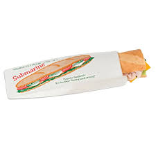 SUB/HOAGIE BAG, 4.5 X 2.5 X 14, PRINTED (1,000/CS)