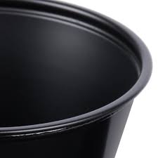 DART 4 OZ BLACK PORTION CUP (1 0/250/2,500)