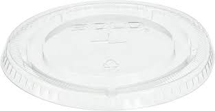 626TS DART PETE FLAT STRAW-SLOT COLD CUP LIDS,