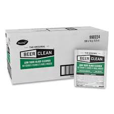 BEER CLEAN / BEER GLASS CLEANER / POWDER PACKS / .5