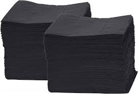 BEVERAGE NAPKIN / BLACK /  2 PLY / 1,000 PER CASE [BBNAP]
