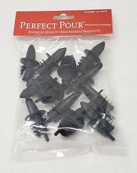 (12)PLASTIC POURER WITH DUST CAP -BLUE
