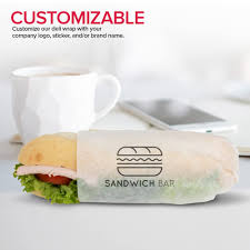 12" X 12" DELI PAPER / BASKET LINER / WHITE WITH LOGO