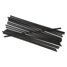 SIP STIR STRAW / 5.25" / BLACK (10/1,000/10,000)