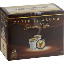 CAFFE DE AROMA DONUT BLEND COFFEE SINGLE SERVE CUPS -