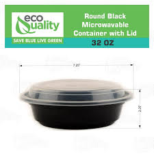 TAKE-OUT CONTAINER / 32 OZ / ROUND / MICROW / 300 PER CASE