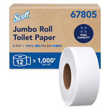 SCOTT ESSENTIAL JUMBO ROLL CORELESS TOILET PAPER
