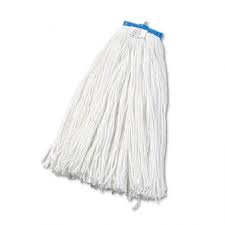 MOP HEAD / CUT END / WHITE / MEDIUM / 24 OZ / EACH
