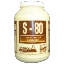 S-80 DEEP FRYER CLEANER / BOIL OUT POWDER / 9 LBS PER JUG