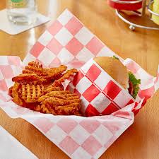 12" X 12" RED CHECK DELI SANDWICH WRAP PAPER - 5000/CAS