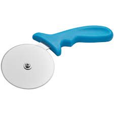 4" PIZZA CUTTER WITH PLASTIC HANDLE
