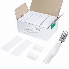 WHITE SELF-ADHERING PAPER NAPKIN BAND - (2,000/BOX)