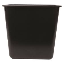 WASTEBASKET / BLACK / 13 QUART (EACH)