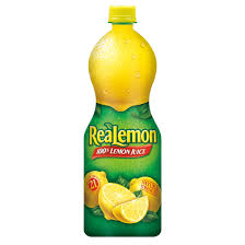 REALEMON 100% LEMON JUICE - 32 OZ. BOTTLE