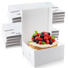 12 X 12 X 6 / WHITE CAKE/BAKERY BOX (50/CS)