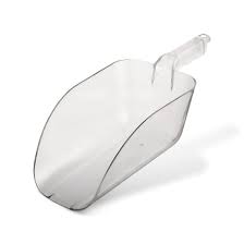 64OZ CLEAR PC PLASTIC ICE SCOOP