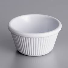 RAMEKIN / 4 OZ / WHITE FLUTED / 12 PER CASE (CASE)