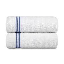 POOL TOWEL / 30 X 60 / BLUE THREE STRIPE / 9 LBS (DOZEN)
