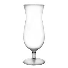 14 OZ BARCONIC PLASTIC HURRICA NE GLASS (5/PACK)
