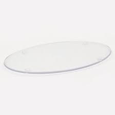 OVAL AMENITY TRAY / FROSTED (25/CS)